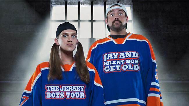 An Evening with Kevin Smith: The Jersey Boys Tour, coming to Perth in September. Accompanied by co-star Jason Mewes. Image supplied.