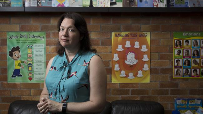 Clinical psychologist Lydia Meem says she cannot afford to be officially registered with the NDIS. Picture: Peter Stoop