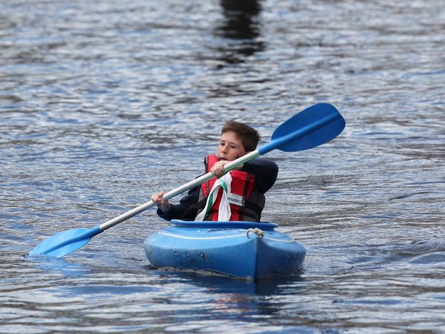 Enjoying the day at the Seafarers Festival at the Bellerive Boardwalk. Picture: MATT THOMPSON