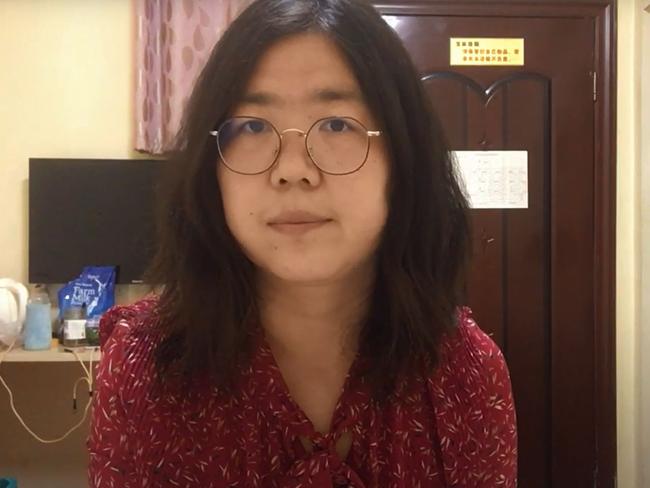 Another target … former Chinese lawyer Zhang Zhan, turned citizen journalist, was jailed for four years for her reporting from Wuhan.