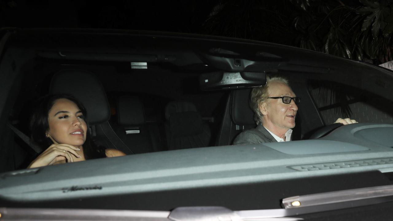 Hours later, TV Host and Comedian Bill Maher, 68, was seen with Alfallah. Picture: Backgrid.