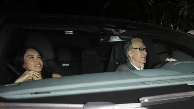 Hours later, TV Host and Comedian Bill Maher, 68, was seen with Alfallah. Picture: Backgrid.