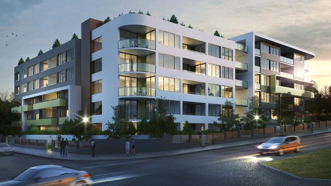 Ophora, a development in the Tallawong Village precinct (by KDMC) in northwest Sydney. Picture: Supplied / KDMC