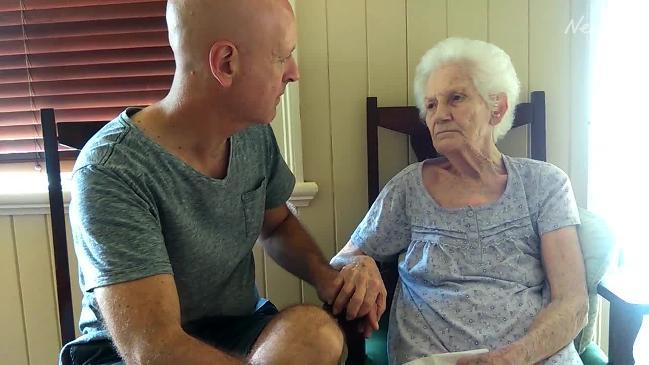 Son has breakfast with mum who has dementia