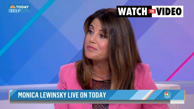 Monica Lewinsky says Bill Clinton 'should want to apologise' (The Today Show)