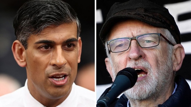 Rishi Sunak faces a poll rout in the vein of Labour in 2019 under Jeremy Corbyn.