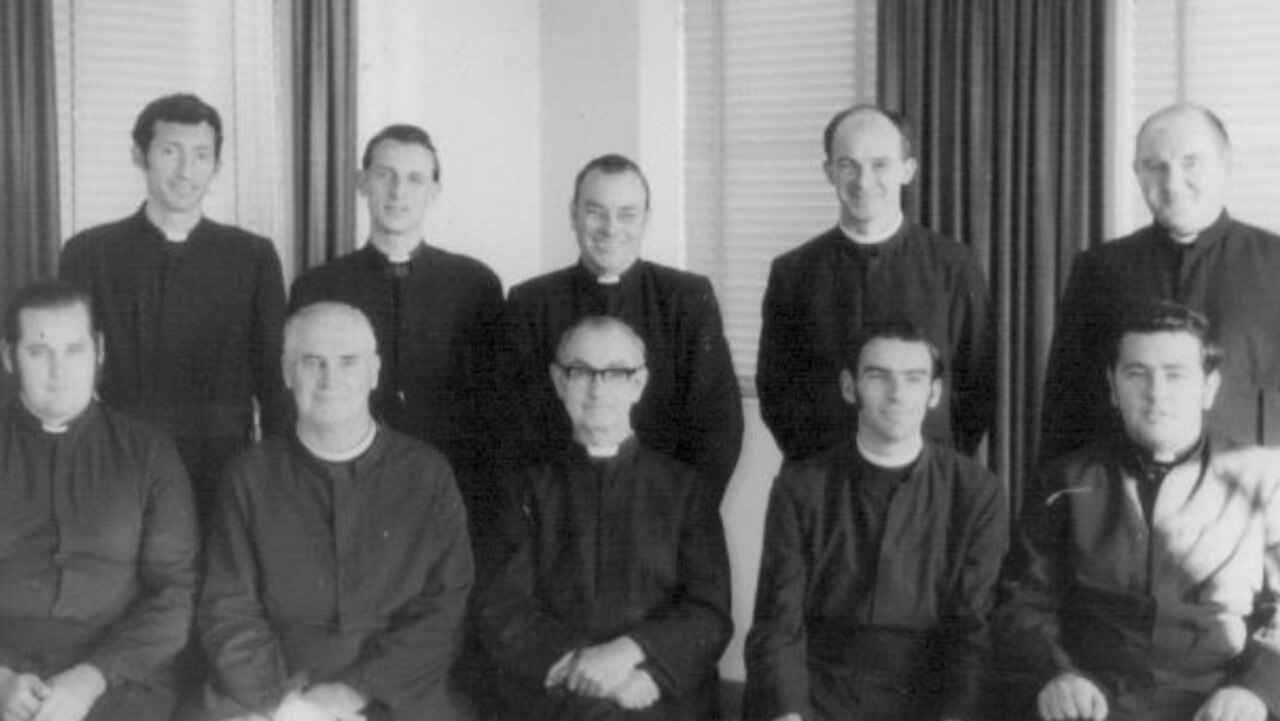 The Prime Minister was named by Brother Simpson (front row on left) as Captain of the Rugby League team. Back Row: Cliff Fogarty, Steven Cusack, Lex Hall, John Loth, John Hills. Front Row: Andrew Simpson, Bernard O’Farrell, Innocent Keenan, Greg Morris, Kevin Kearney Image supplied by St Mary's Cathedral College