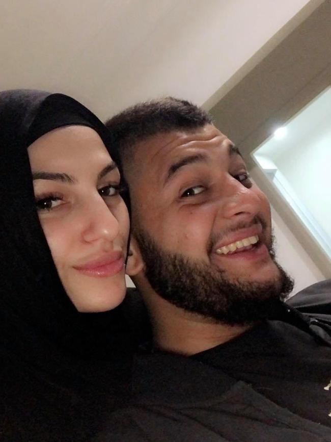 Lena Hassan and Sleiman Darwiche in happier times. Picture: Supplied