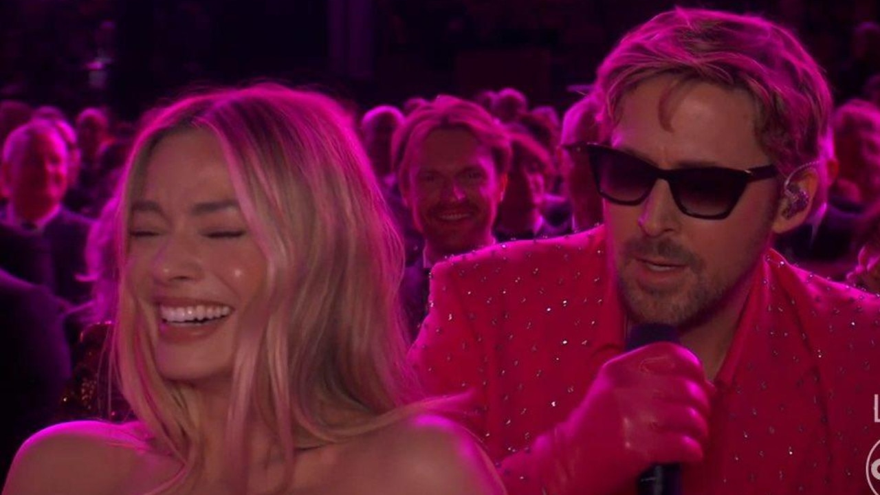 Margot Robbie couldn’t contain her laughter.