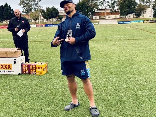 Gold Coast's Takitau Mapapalangi was crowned player of the tournament at the 2024 Chair's Challenge. Picture: Rugby League Gold Coast Facebook.