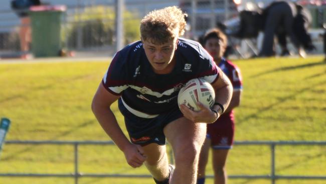 Tyler Theuerkauf. Langer Reserves round three action between Ipswich SHS and Wavell SHS on Wednesday, June 12, 2024.