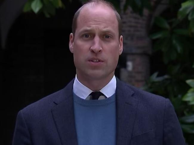 Prince William released a video statement about Princess Diana's Panorama interview on the BBC. Picture: KensingtonRoyal/Twitter