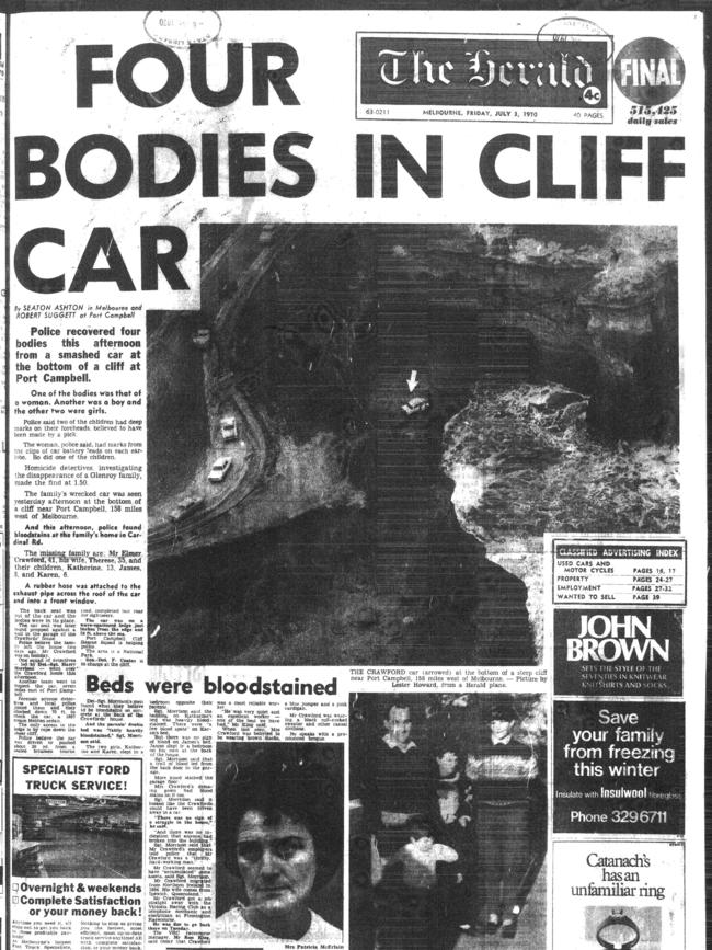 Front page of The Herald on July 3 1970.