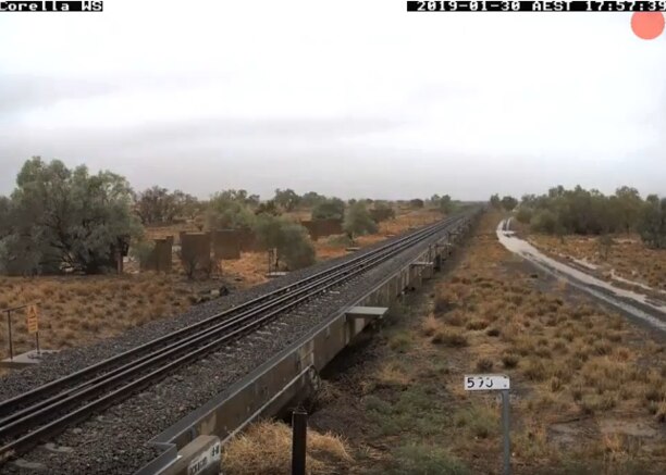 Corella railway before the storms rolled in. Picture: Reddit