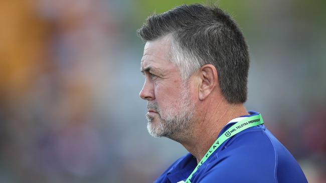 Dean Pay looks on during his side’s loss to the Warriors at Mt Smart Stadium. Picture: Getty Images