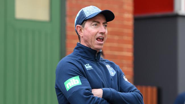 NSW Blues Assistant Coach Greg Alexander taking part in a team walk ahead of Game 2 of the 2019 State of Origin series in Perth, June 23, 2019. Picture: AAP Image/Dan Himbrechts