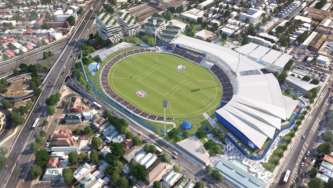 Western Bulldogs' plan to redevelop Whitten Oval. Picture: westernbulldogs.com.au