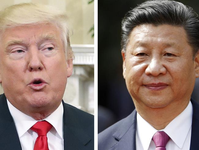 The incident could test relations between US President-elect Donald Trump, left, and China's President Xi Jinping. Picture: AP