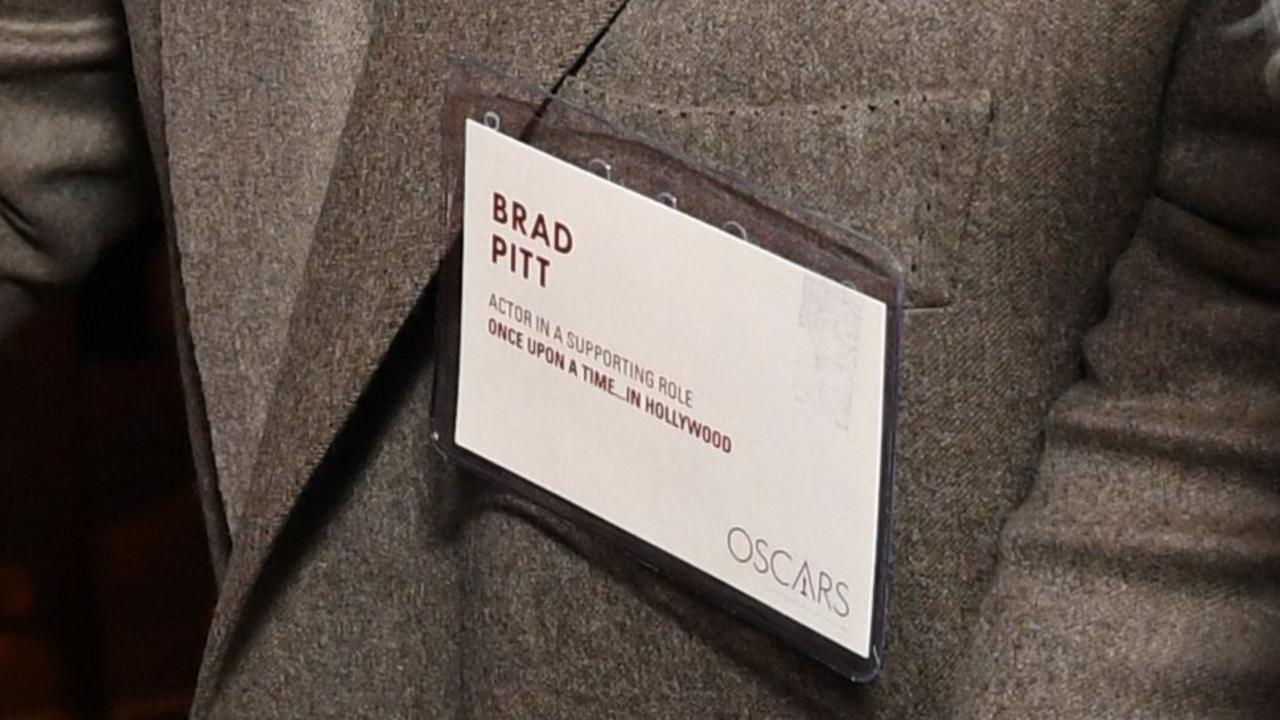 Brad Pitt's Oscars Luncheon Name Tag Is Hilarious