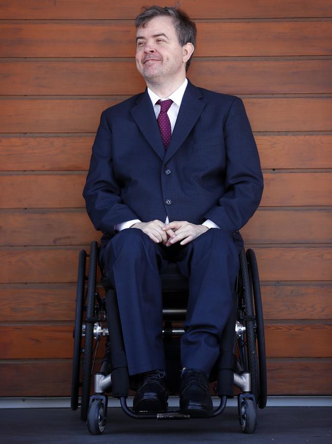 Disability Discrimination Commissioner Ben Gauntlett. Picture: Sam Ruttyn