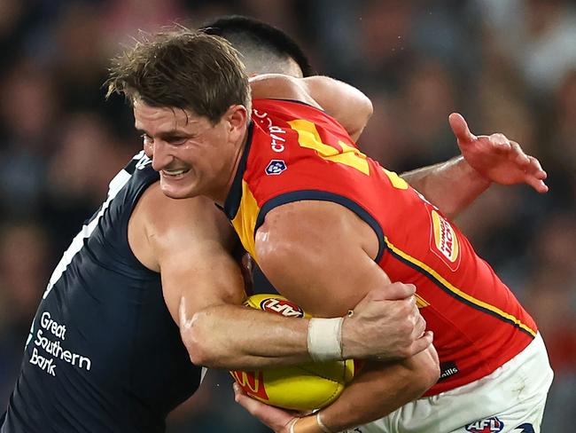 Matt Crouch is set to return for the Crows. Picture: Quinn Rooney/Getty Images.