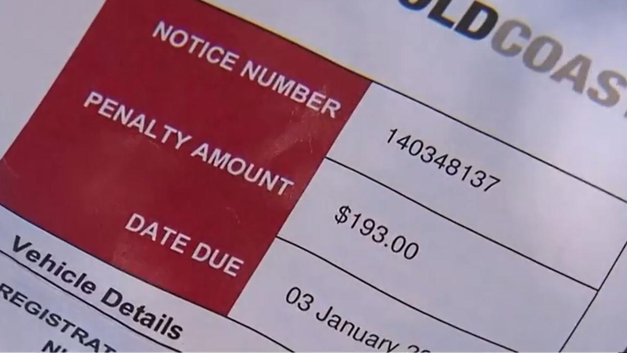 The local law prevents people from parking over council land for more than two minutes. Picture: 7NEWS