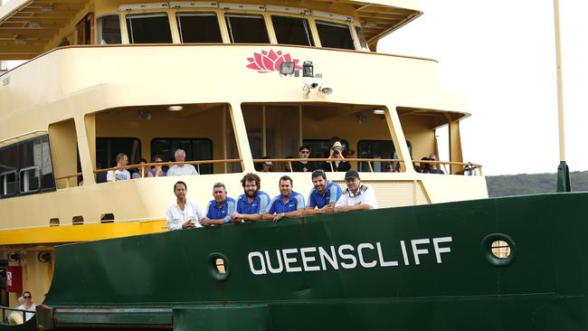 The Queenscliff ferry crew. Picture: Bradley Hunter