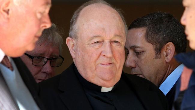 Former archbishop Philip Wilson’s initial refusal to resign after his conviction for covering up child sexual abuse angered the community. (Pic: Peter Lorimer/AFP)