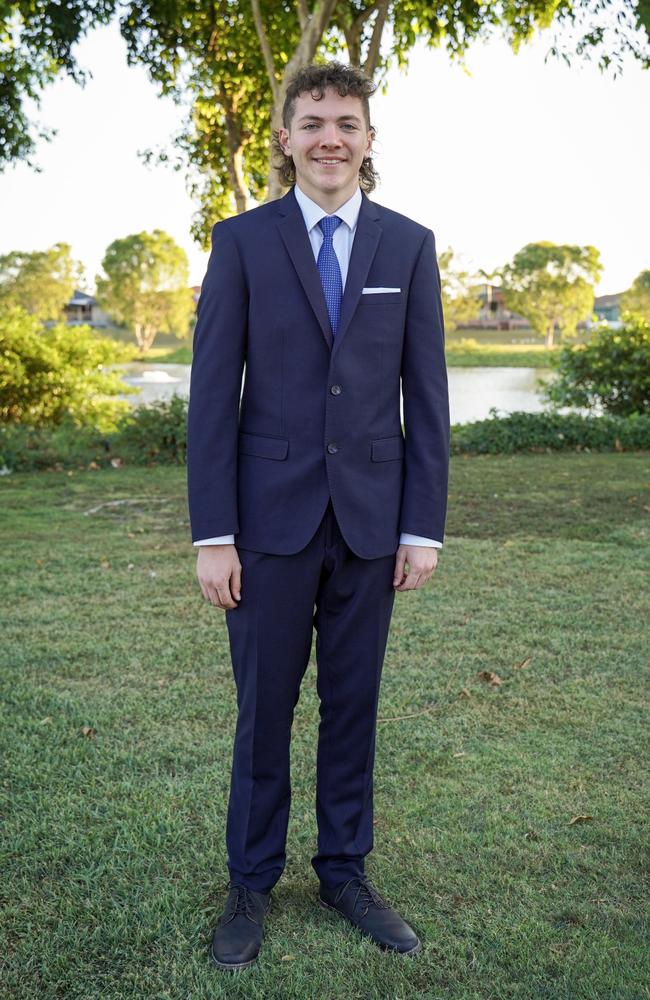 Hayden Reaston at the Mackay North State High School formal at Windmill Function Centre, November 19, 2021. Picture: Heidi Petith