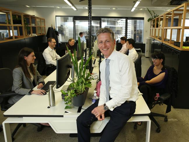 19/08/2020. Darren Steinberg, CEO of Dexus, photographed at their offices in Sydney. Britta Campion / The Australian