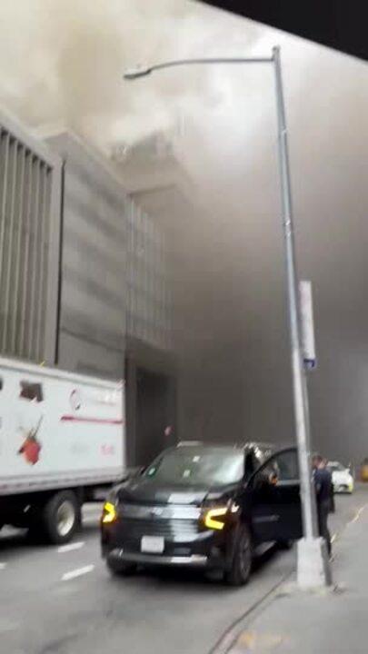 Smoke Billows Onto NYC Street, Prompts Emergency Response