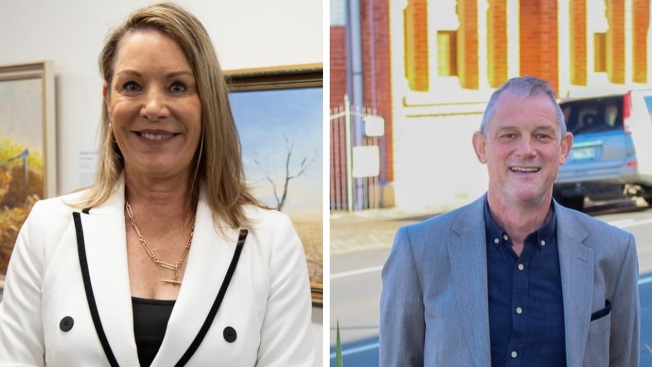 Mayor Helen Blackburn and Bundaberg CEO Rob Williams.