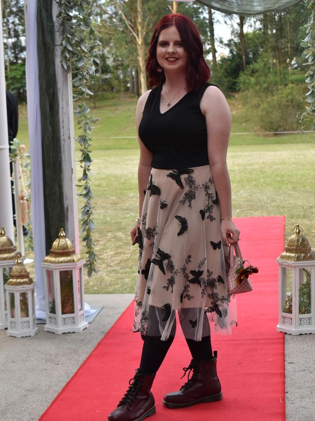 Amber Shorrock at the Gympie State High School Formal 2022.