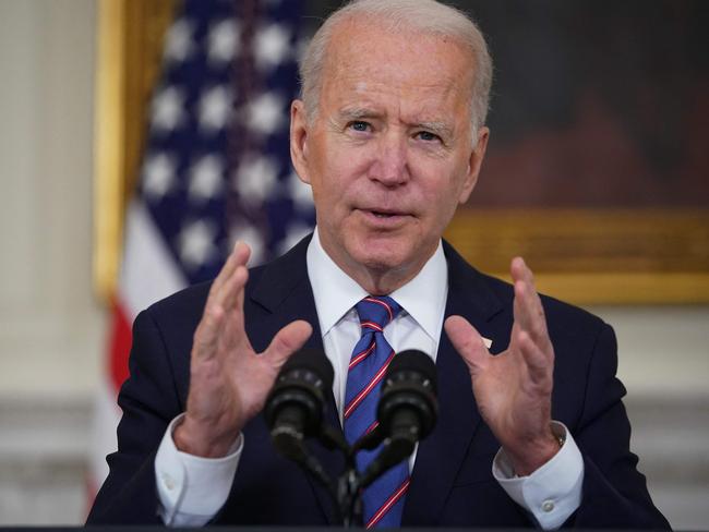 Joe Biden has previously said he can’t move troops earlier because of “tactical reasons”.