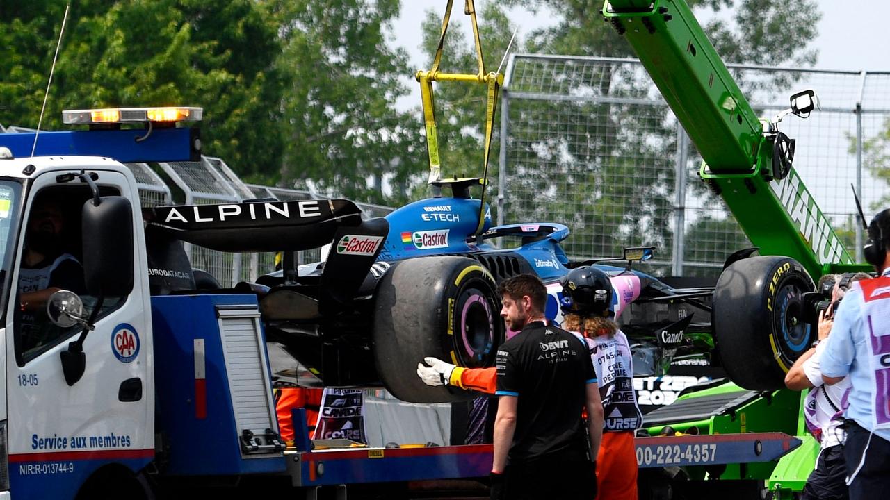 The delay came after Pierre Gasly’s Alpine stopped on track. Rudy Carezzevoli/Getty Images/AFP