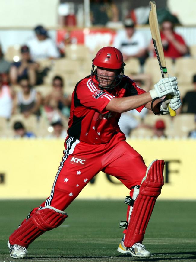 Former Redbacks captain Nathan Adcock is an opening batsman for Saints’ greatest team. 