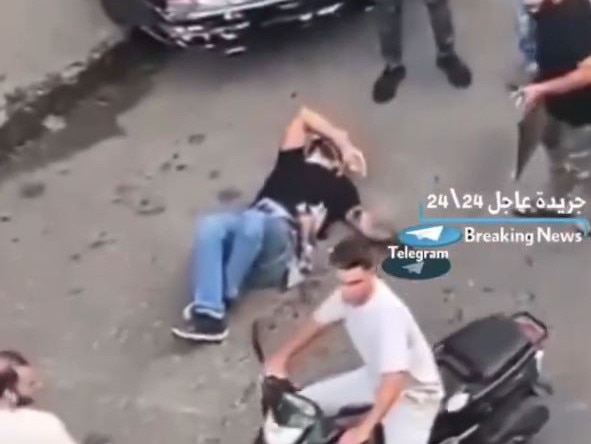 A sophisticated attack targeting pager devices used by Hezbollah left at least 3,000 wounded, 16 killed, and a death toll expected to rise. Shocking videos showed the moment of the blasts and hundreds of wounded lying in the streets of Beirut. Picture: Telegram/ X