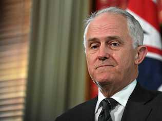 Prime Minister Malcolm Turnbull addresses the media at the Commonwealth Parliamentary Offices in Melbourne. Picture: JAMES ROSS