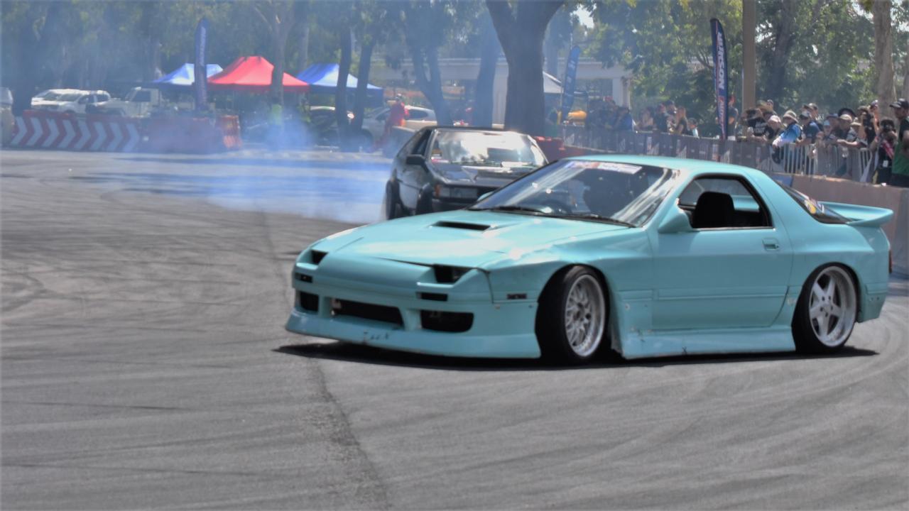 Drifting at Rockynats 2022 on Sunday April 17.