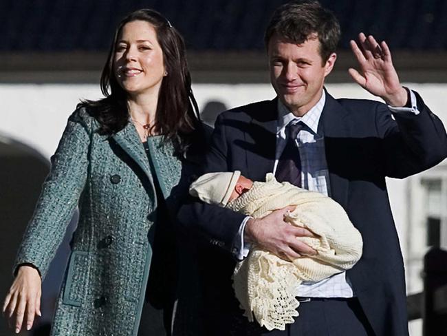 The Danish royals in 2005. Picture: AP Photo/Polfoto, Thomas Lekfeldt