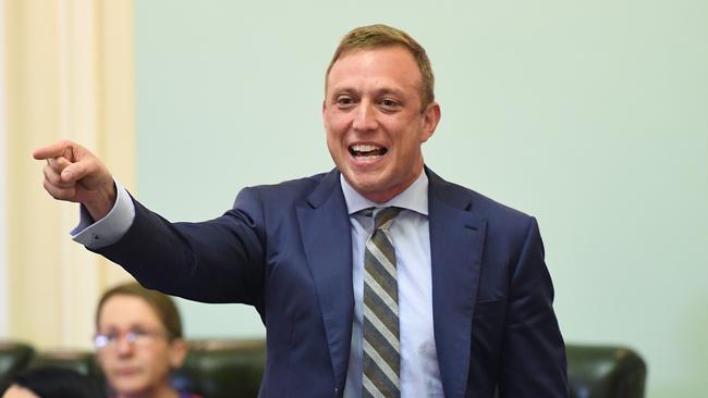 Queensland Health Minister Steven Miles suggested the survey could have been affected by a mass response from hospital staff who backed the renaming of the Lady Cilento Children’s Hospital. Picture: AAP