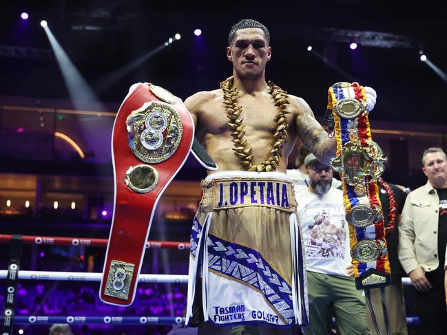 Will Jai Opetaia move up to heavyweight in 2025? Picture: Getty Images