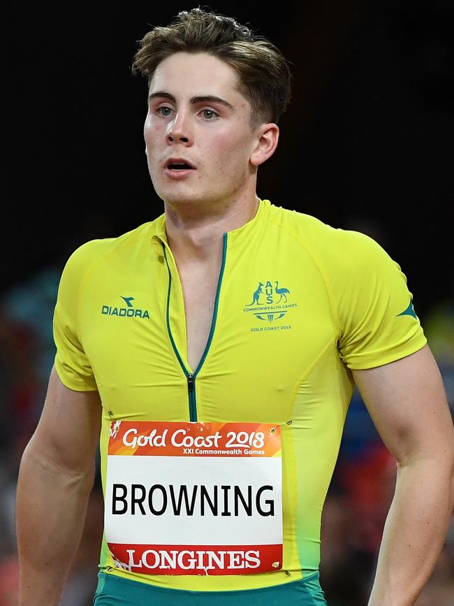 Australian sprinter Rohan Browning. Photo: AAP