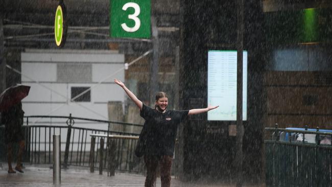 A series of afternoon storms battered Sydney throughout the week. Picture: NCA Newswire / Gaye Gerard