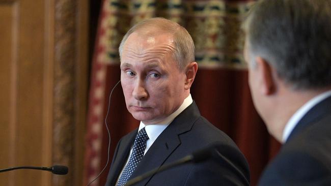 Russian President Vladimir Putin is violating international conventions.