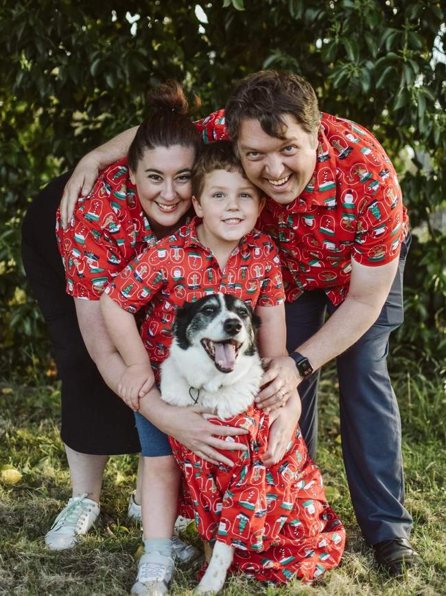 Parents Vanessa and Mark Richards have expressed their gratitude to the RACQ LifeFlight Rescue team after they saved their son Emmett's life in 2021. Picture: Supplied