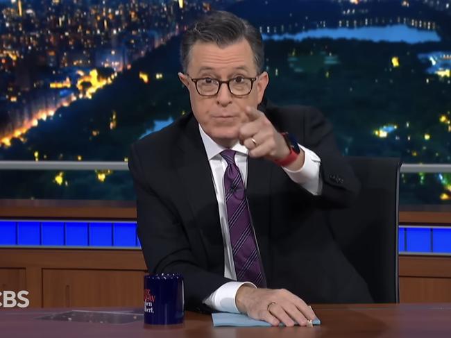 Stephen Colbert says he's 'not doing great'.