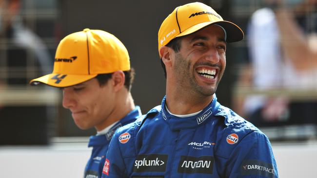 Daniel Ricciardo undertakes breathing training as part of his preparation. Picture: Getty Images