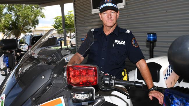 Acting Sergeant Clint Richardson wants you to drive safely. Picture: KATRINA BRIDGEFORD