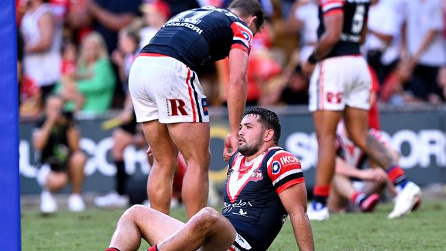 Brandon Smith has faced criticism since his Roosters move. Picture: Bradley Kanaris/Getty Images